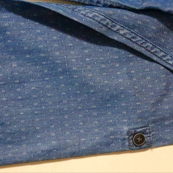 LIFE JEANS PRINT DENIM SHIRT S - Picture 12 of 12